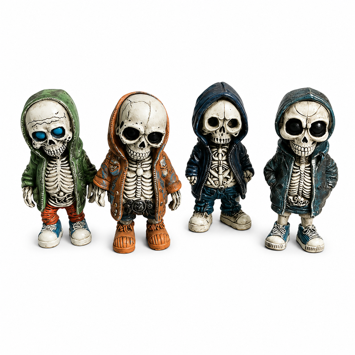 Skeleton Garden Gang- Set of 4