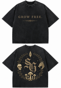 Grow Free. SG Vintage Washed Oversized Tee